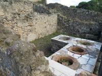 Erkundungen in Pompeji - Alter Imbiss