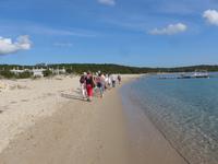 Italien, Sardinien, Strandwanderung Costa Smeralda