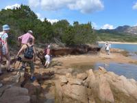 Italien, Sardinien, Strandwanderung Costa Smeralda