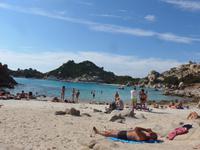 Italien, Sardinien, Bootsfahrt Maddalena, Badepause