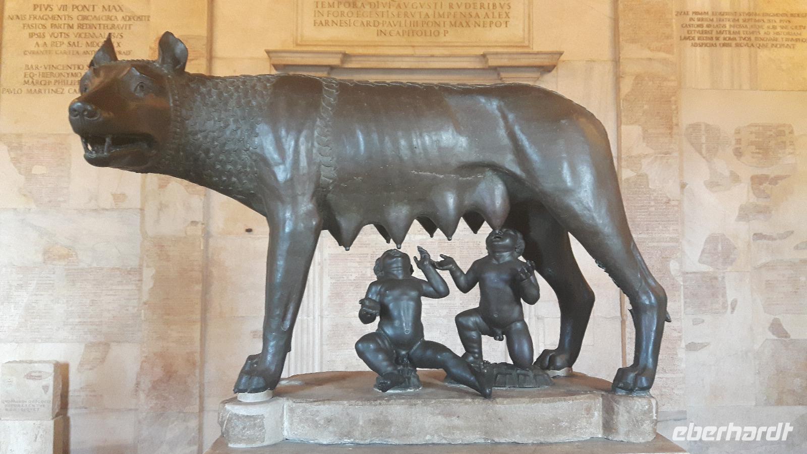 Rom (Kapitolinische Museen - Sala della Lupa = Kapitolinische Wölfin)