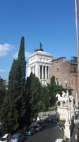 Rom (Ausblick von den Kapitolinischen Museen - Blick zum Nationaldenkmal)