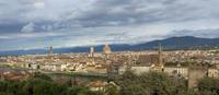 Florenz, Stadtführung mit Angela,Blick vom Piazzale Michelangelo