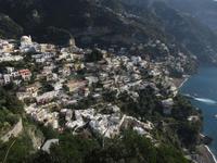 Blick auf Positano