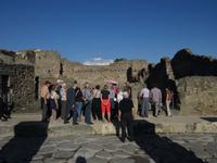 Vor eine Mühle in Pompeji