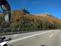 Tolles Panorama während der Heimfahrt.