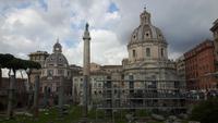 Trajans-Säule mit Kirche Santa Maria di Loreto