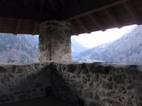 Auf dem Burgturm von Castel San Michele