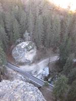 Wallfahrtskirche San Romedio - Blick ins Tal 