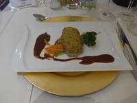 Teil des Silvestermenüs