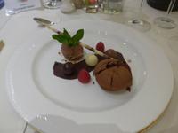 Teil des Silvestermenüs