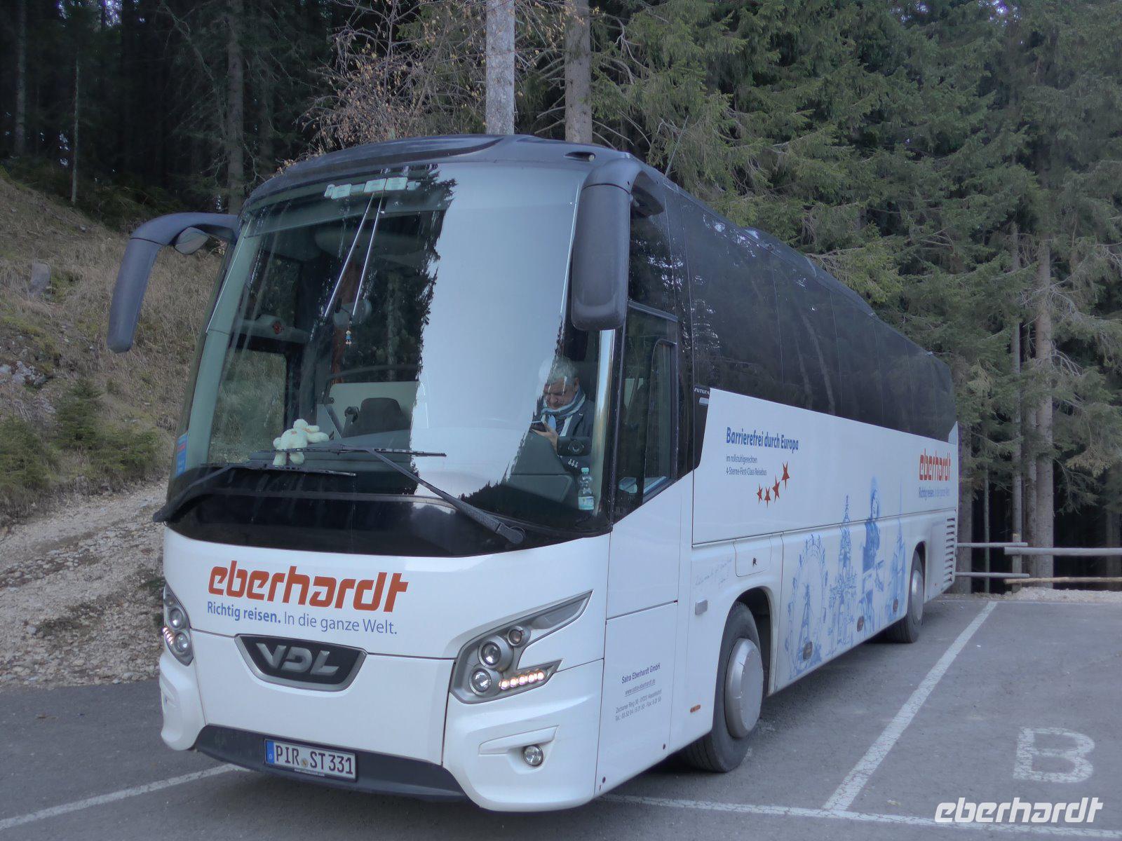Unser Bus für die Silvestertour Südtirol