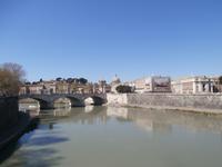 Rom Blick über Tiber