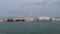 Silhouette Venedig - Piazetta mit Campanile und Dogenpalast