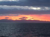 Korsika - Sonnenuntergang beim Auslaufen