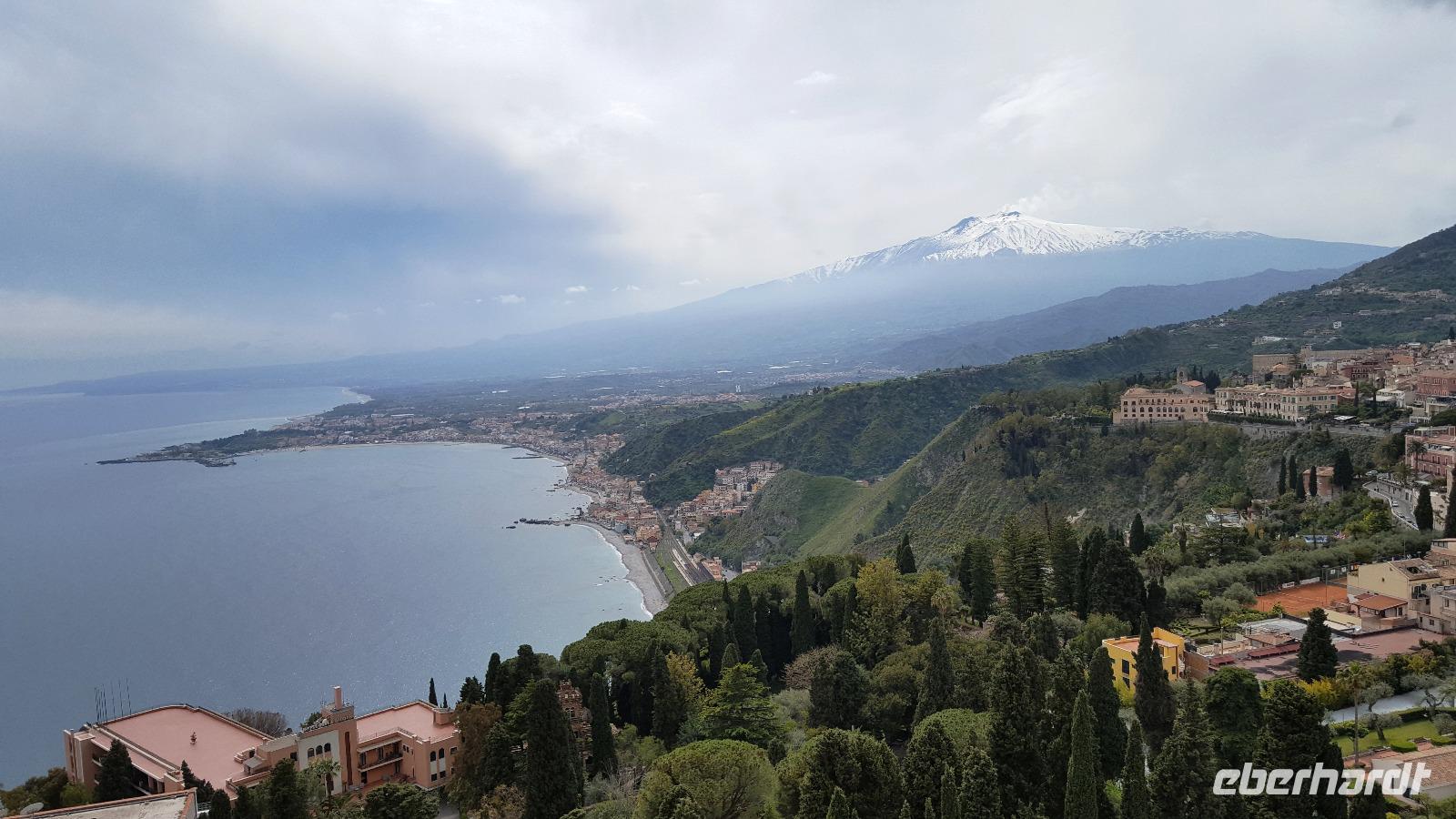 Ätnablick vom griech. Theater
