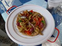 Italien, Pozzolla Bucht, Mittagessen, Freselle