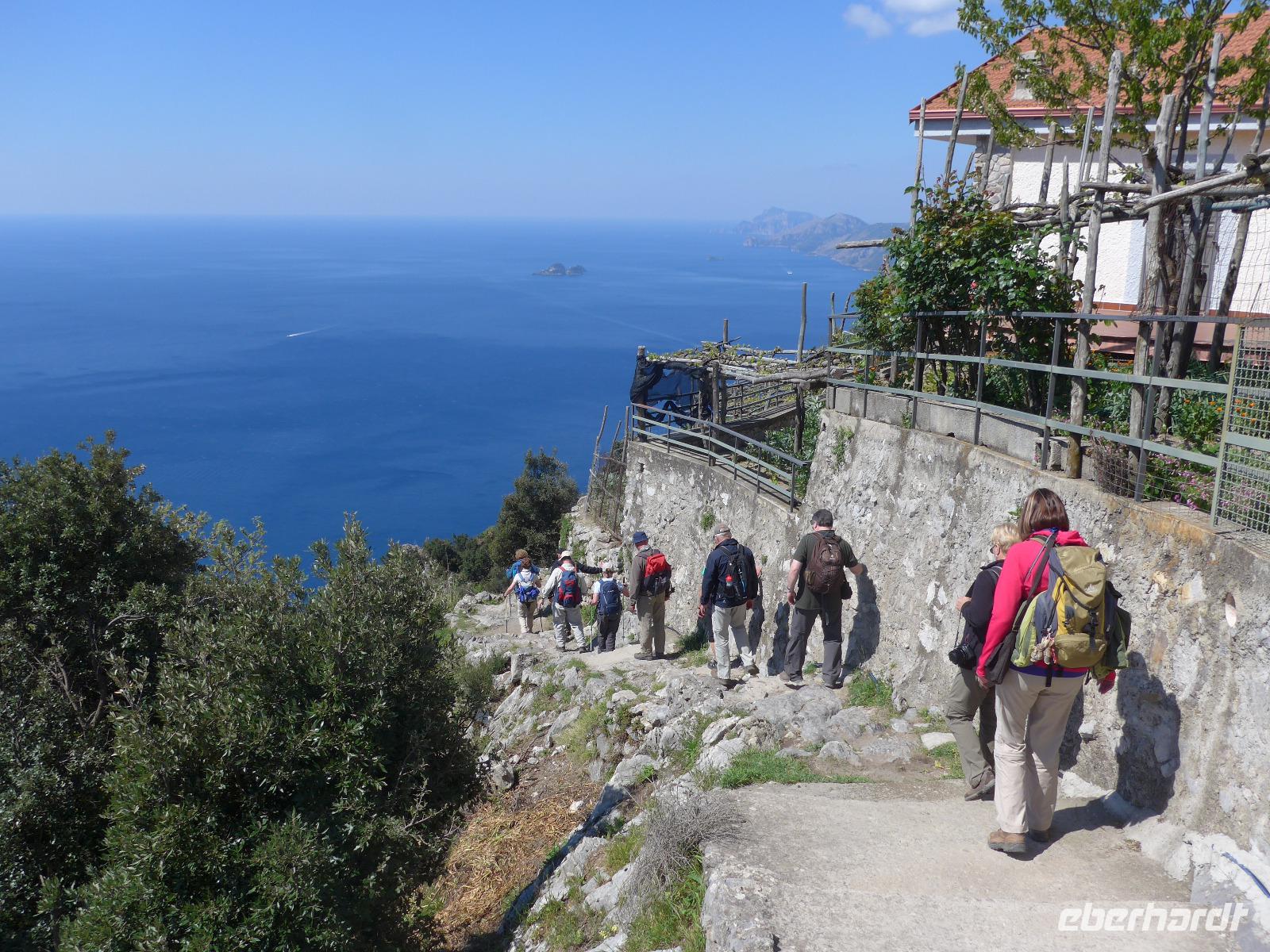 Italien, Wanderung am Götterweg