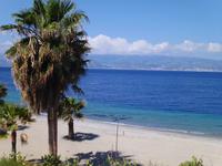 Reggio - Blick auf Sizilien