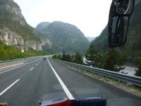 Anreise durch die österreichischen Alpen