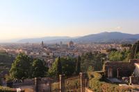 Blick vom Kloster S. Miniato auf Florenz