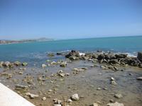 Das türkisblaue Meer bei San Leone der Strandsiedlung von Agrigento