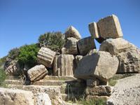 In den Ausgrabungsstätten von Selinunte 