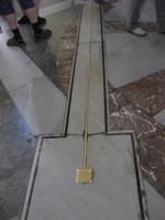 Palermo - das Sonnenpendel in der Kathedrale