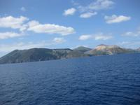 Die Insel Vulcano mit dem Vulkan 