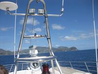 ... und gleich erreichen wir die Insel Lipari