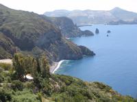 Lipari - Inselrundfahrt - ein traumhafter Ausblick auf die Küste von Lipari