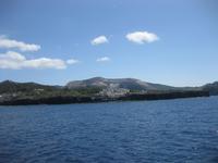 Überfahrt nach Vulcano - Blick auf die Insel Vulcano