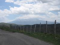 Auf der Hochebene von Agrimusco und gegenüber der Ätna