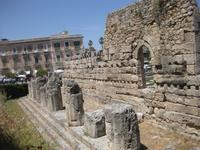 Siracusa - die Reste des Apollon-Tempels 