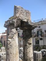 Siracusa - die Reste des Apollon-Tempels 