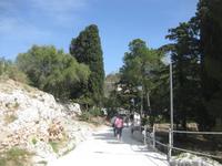 Siracusa - Archäologische Zone -wir verlassen das Griechische Theater