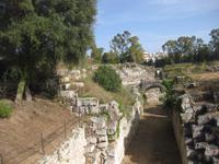 Siracusa - Archäologische Zone - nochmal beim Altar Hierons