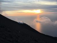 Sonnenuntergang auf dem Stromboli
