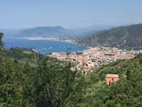 Wanderung zum Punta Manara - Blick auf Sestri Levante