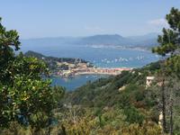 Wanderung zum Punta Manara - Blick auf Sestri Levante