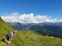 Wandern in Südtirol (Italien) – Dolomiten Wanderreise in Sterzing Astjoch – Sellajoch – Seiser Alm – Gemeinschaftsalm Fane – Burkhardtsklamm – Ratschinger Almenweg – Tatschsp (148)