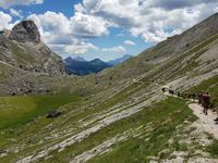 Wandern in Südtirol (Italien) – Dolomiten Wanderreise in Sterzing Astjoch – Sellajoch – Seiser Alm – Gemeinschaftsalm Fane – Burkhardtsklamm – Ratschinger Almenweg – Tatschsp (398)