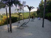 Ein Strand im Trauttmannsdorff