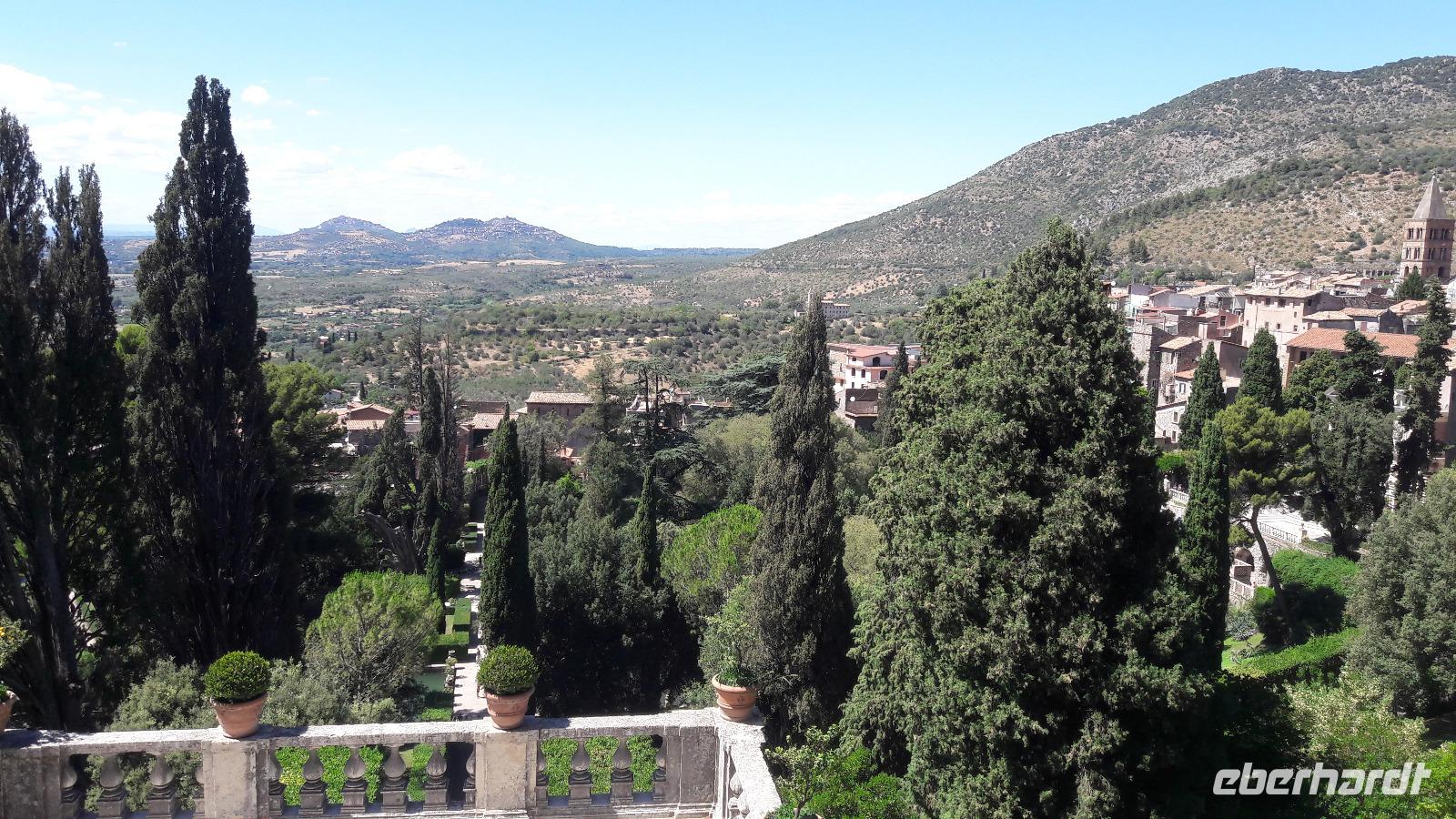 60_Villa d Este_Blick auf Tivoli