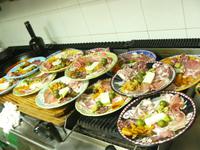 Vorspeise in der Villa Maria