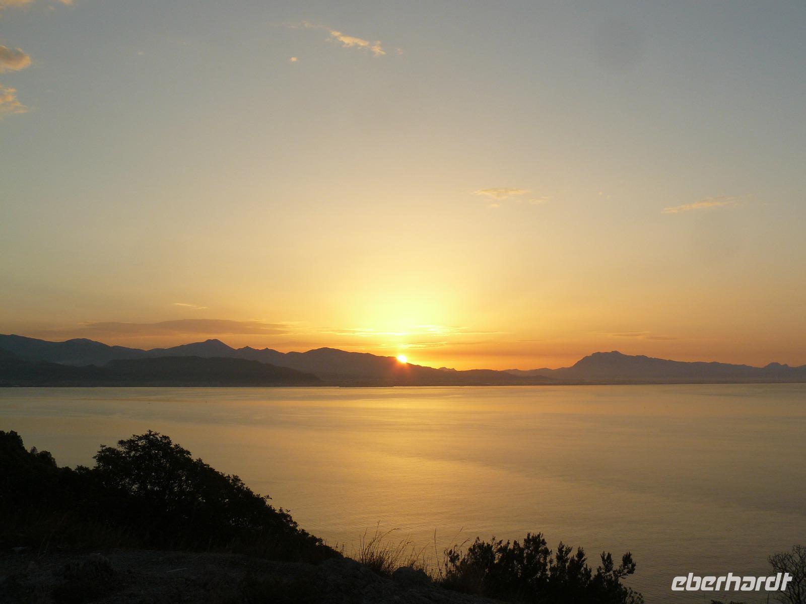 Sonnanufgang bei Salerno 1