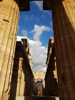 Italien, Paestum, Ausgrabungen, Poseidontempel