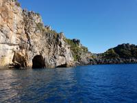Italien, Cilento, Bootsfahrt blaue Grotte