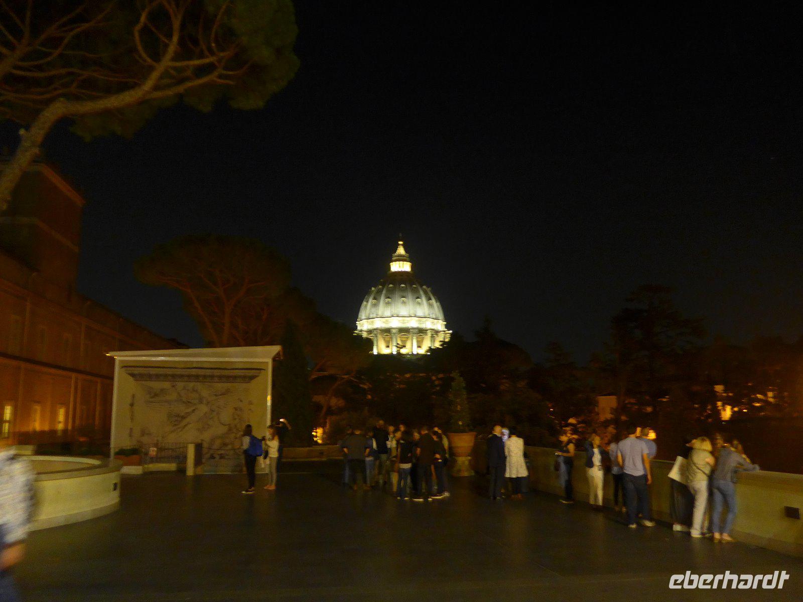 Vatikanisches Museen - Terasse mit Blick auf die Kuppel