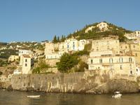 Schifffahrt nach Capri im Oktober 1